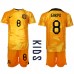 Günstige Niederlande Cody Gakpo #8 Babykleidung Heim Fussballtrikot Kinder WM 2022 Kurzarm (+ kurze hosen)